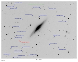 NGC2683 du 19/03/2009 - repérage
