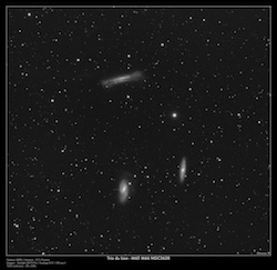 Trio du Lion - M65 M66 NGC3628 du 01/04/2011