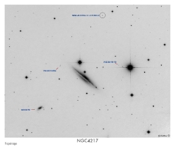 NGC4217 du 24/02/2009 - repérage