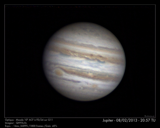 Jupiter - 08/02/2013 - 20:57 TU